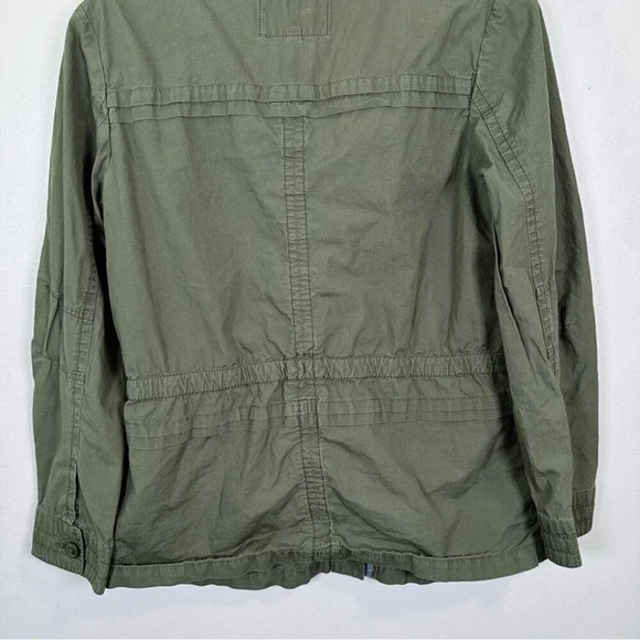 Banana  Republic Womens Size Small Military Dark Olive Jacket - Picture 13 of 16